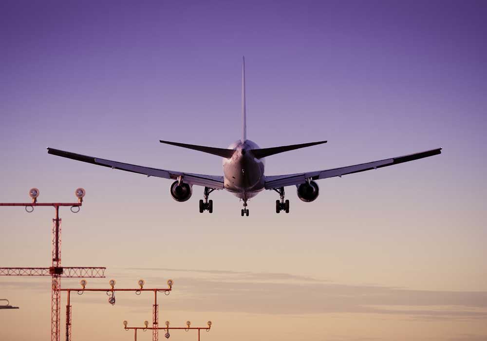 UK Travel Group aircraft landing
